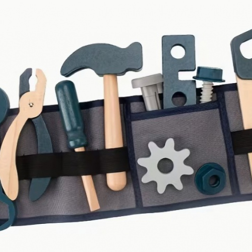 Wooden Tool Belt Set
